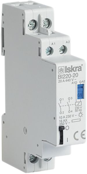 Contattore/teleruttore AMD AWAG 20A 230VAC 2Ch