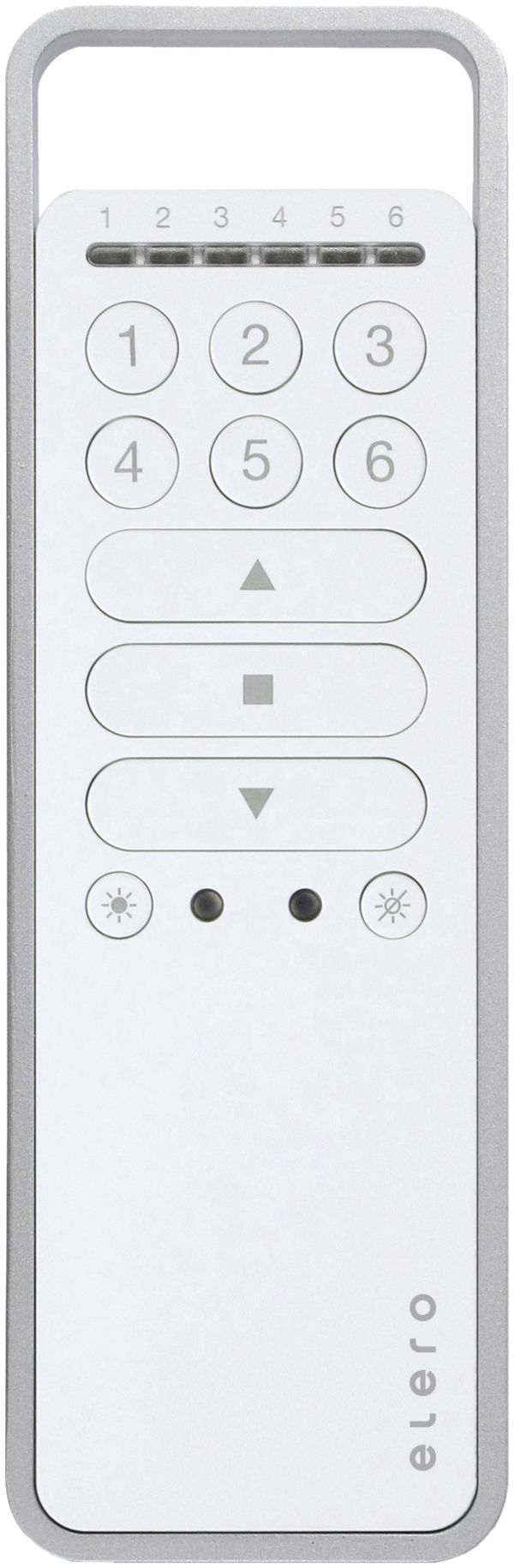 Telecomando RF elero ProLine VarioCom, 6-canale, a batteria, bianco