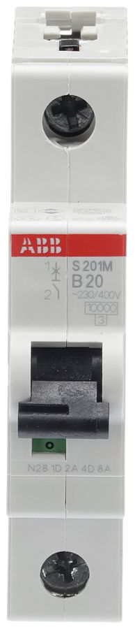 Disjoncteur ABB S201M-B20 20A B 10kA