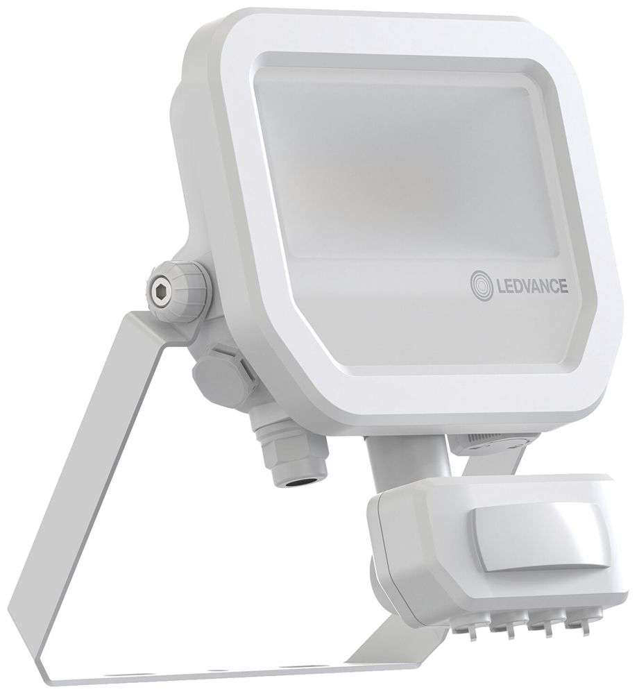 Projecteur LED LEDVANCE FLOODLIGHT10 PIR SEN 8W 1100lm 830 IP65 100° 136×57 bc