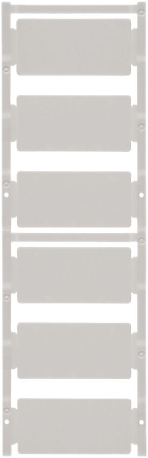 Marcatore per apparecchi Weidmüller MultiCard CC 30×60mm PA66 grigio