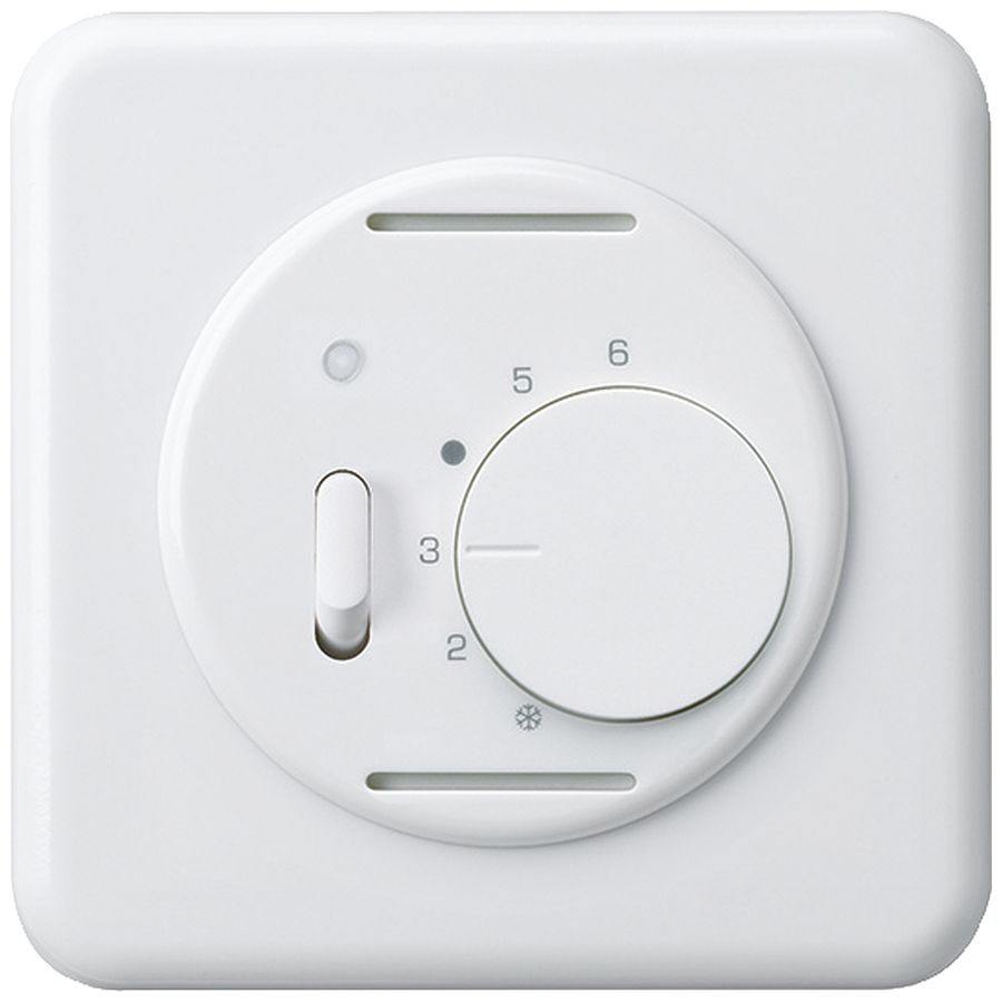 UP-Raumthermostat basico weiss mit Schalter