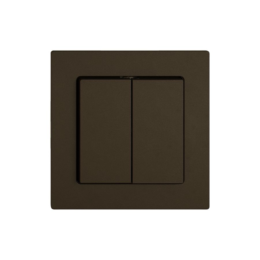 Kit di montaggio EDIZIO.liv SNAPFIX® p.interr.&contatto.n.illuminato 2 tasti ma