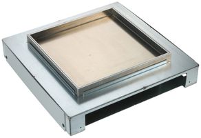 Zugdose ZUG 384×384×50mm Aluminium