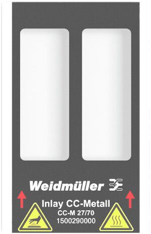 Inlay Weidmüller MetalliCard INLAY CC-M 27/70 p.marcatore di apparecchi