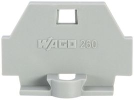 Paroi de fermeture WAGO 1.5mm² gris