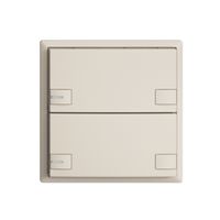 UP-Taster KNX 2-fach EDIZIOdue colore crema RGB mit LED