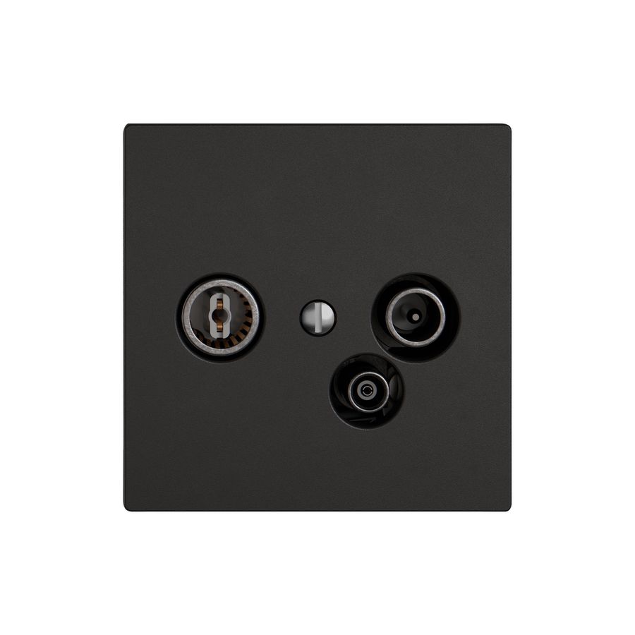 Antennendose TV-R-Daten EDIZIO.liv SNAPFIX® 15dB sz