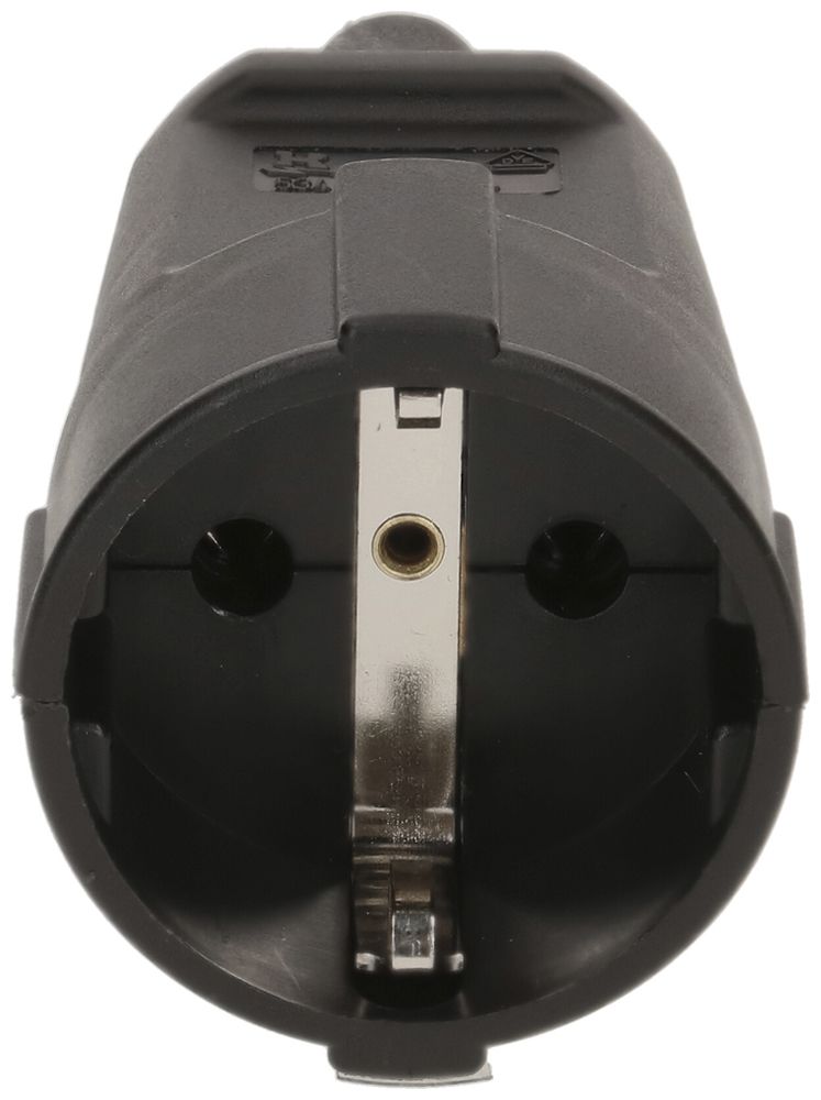 Presa mobile Schuko MAX HAURI L+N+PE 16A 250V 0.75…1.5mm² nero