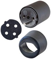 Fixadapter Brennenstuhl 3L 10A 230VAC Schuko/T12 mit Moosgummi schwarz