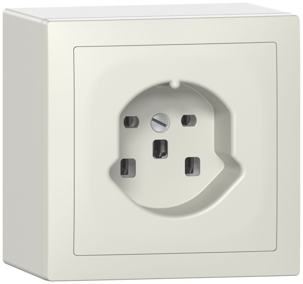 AP-Steckdose SIDUS T25 weiss
