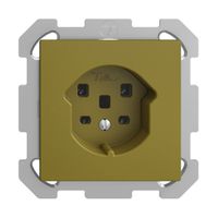 UP-Steckdose EDIZIOdue T25 16A olive, Schraubklemmen