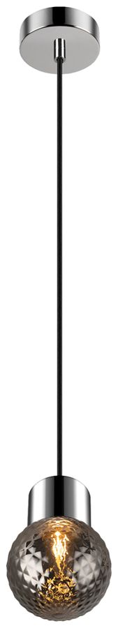 Lampada sospesa SLV VARYT E14 1×6W REG Ø76×80mm cromo