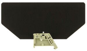 Abschluss-/Zwischenplatte Weidmüller EP 1 SAKG28/32 HP/TF/GE 120×2mm gelb