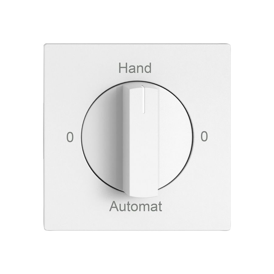 Drehschalter EDIZIO.liv SNAPFIX® Drehgriff 2/1L 0-Hand-0-Automat ws