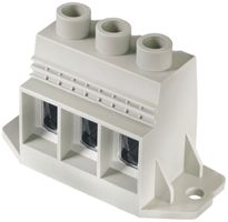 Leiterplattenklemme Weidmüller LXXX 3L Flansch Lötstift 4.5mm grau