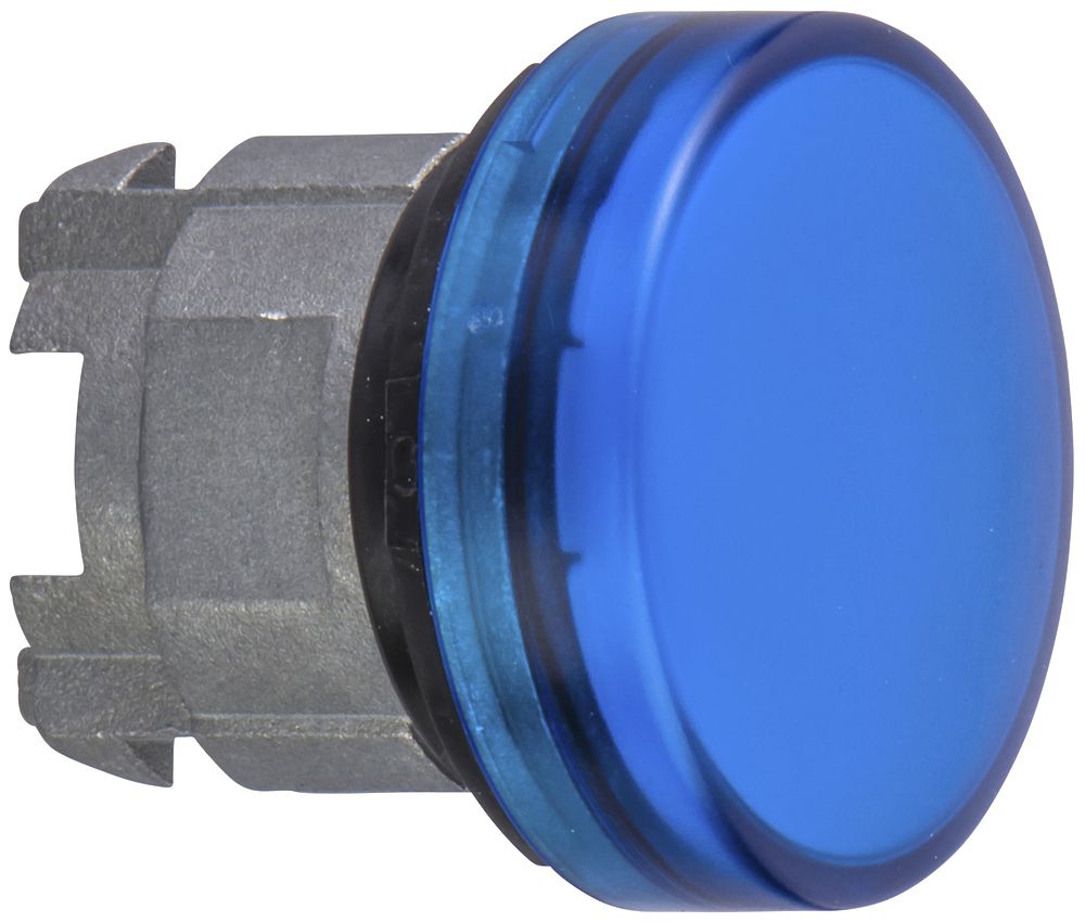Kopf Schneider Electric zu Signallampe blau