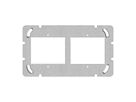 Placca di fissaggio grd.I-I per X1185-… 137×77mm orizzontale