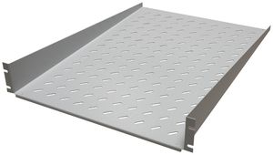 Geräteboden 19" fest, universal, 2HE, 550mm, 25 kg