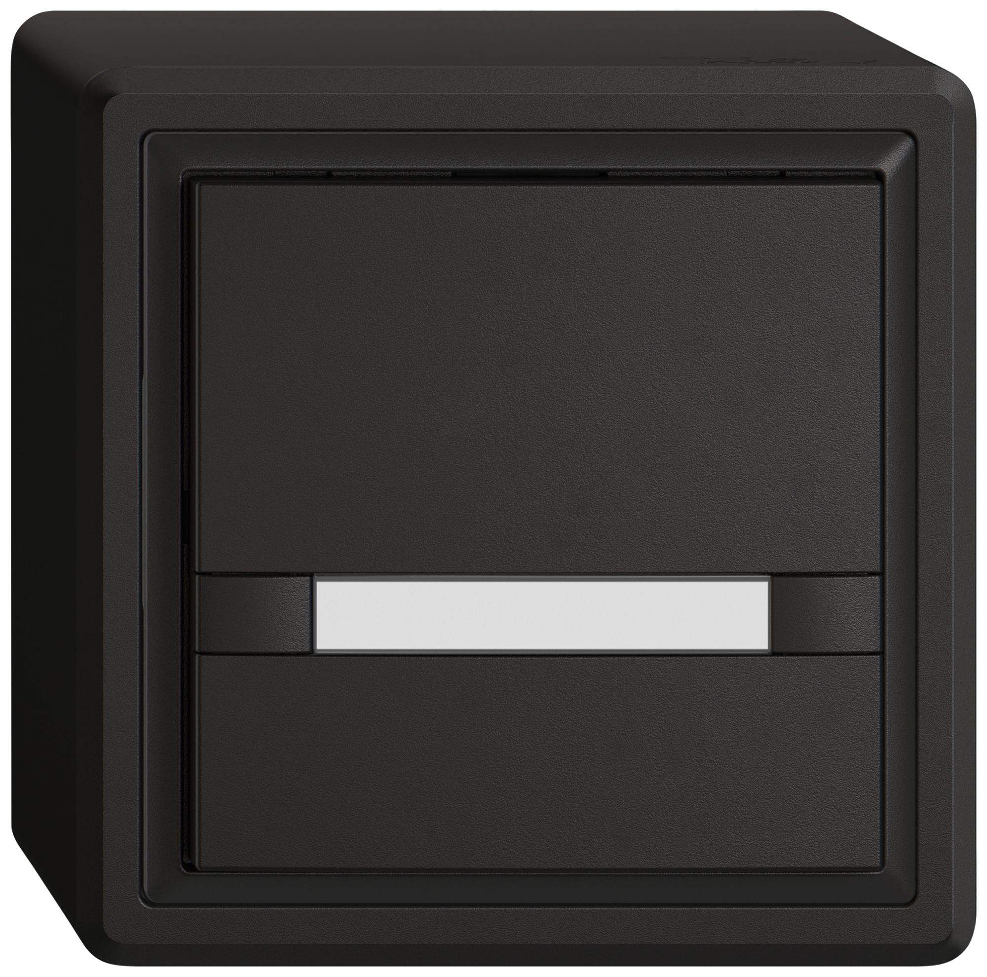 AP-Universaltaster EDIZIO.liv UNI SNAPFIX® 12…48V o.LED 1× 2-Tbed.Pap.sz