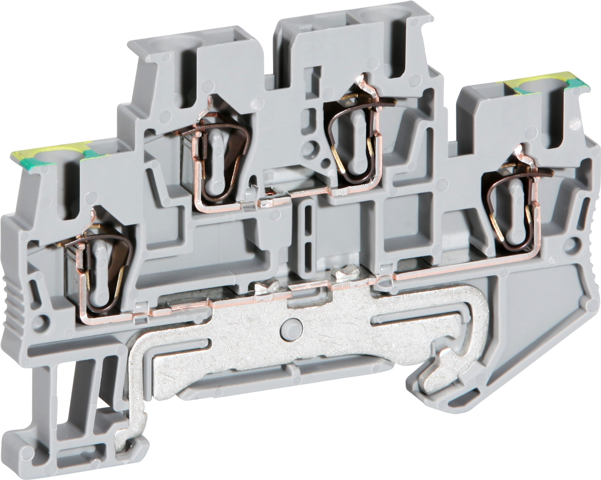 Borne de passage 0.08…4mm² gris 4mm² gris STTB 2.5-PE/L