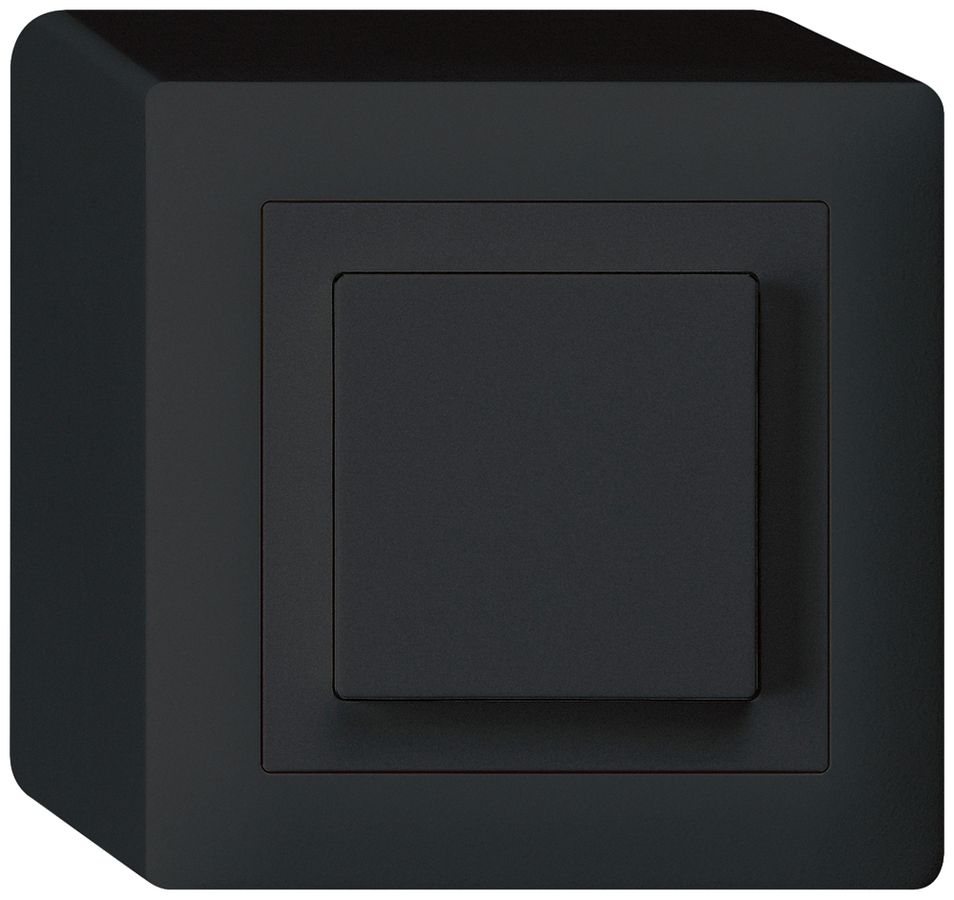 Interruttore pulsante AP kallysto 3/2L nero