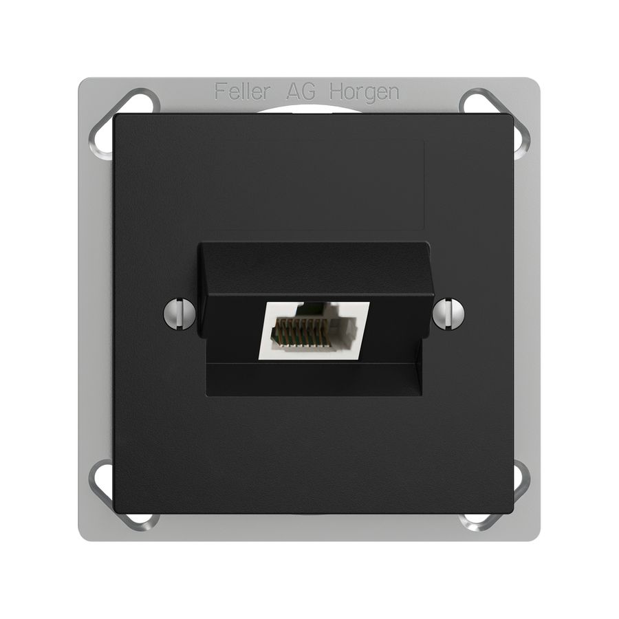 EB-Dose 1×RJ45/u 4P ITplus EDIZIOdue schwarz