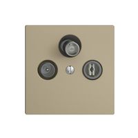 Stichdose SAT/TV/R DB53 EDIZIOdue sand mit SAT-F-Anschluss