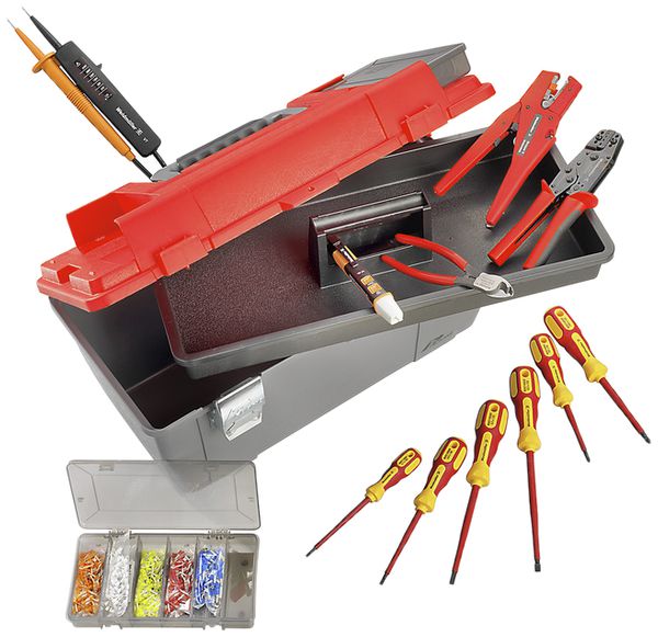 Valise d'outils Weidmüller RED LINE SET 3, 11 pièces