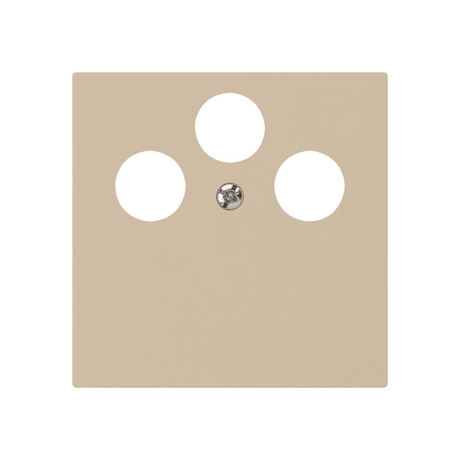 Placca frontale kallysto per R&M HWS beige 3×coass.SAT