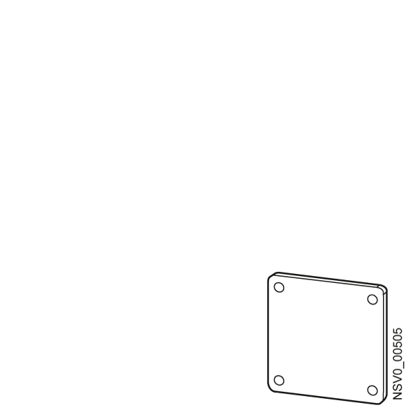 BD2-APO ADAPTERPLATTE INDIVIDUELLER STECKDOSENAUSSCHNITT