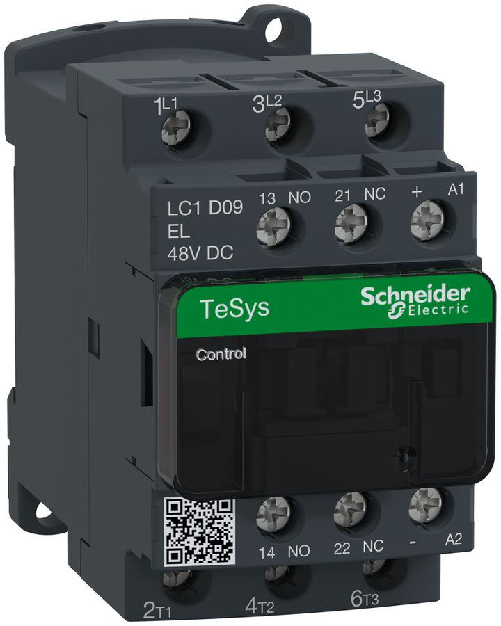 Schütz Schneider Electric LC1D09EL 48VDC 1S+1Ö 9A TeSys