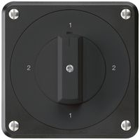 UP-Drehschalter robusto IP55 S3/1P schwarz für Kombination