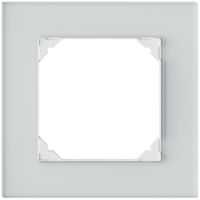 UP-Kopfzeile EDIZIO.liv prestige SNAPFIX® 1×1 94×94mm spiegel satin