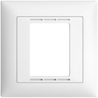 UP-Frontset EDIZIOdue FMI weiss für Raumthermostat mit Display