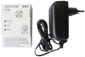 Détecteur de gaz AP AMS P100, méthane/butane/propane, incl. bloc d'alimentation
