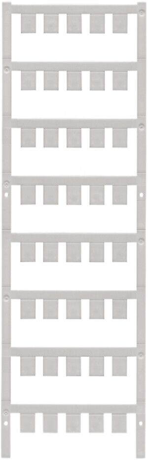 Marqueur d'appareil Weidmüller MultiCard ESG enfichable 10×8mm PA66 blanc