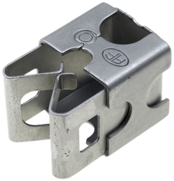 Supporto per filo Quadro AV 59 acciaio inossidabile A2, foro Ø 6.5 mm