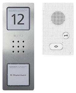 Kit audio AP Siedle, sistema bus Basic, 1 tasto