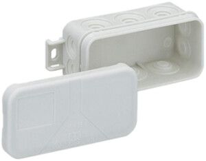 AP-Abzweigdose Mini 25 89×43×37mm, lichtgrau