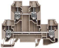 Borne multi-étage Weidmüller WDK DU-N connexion à vis 10mm² 2 étages beige