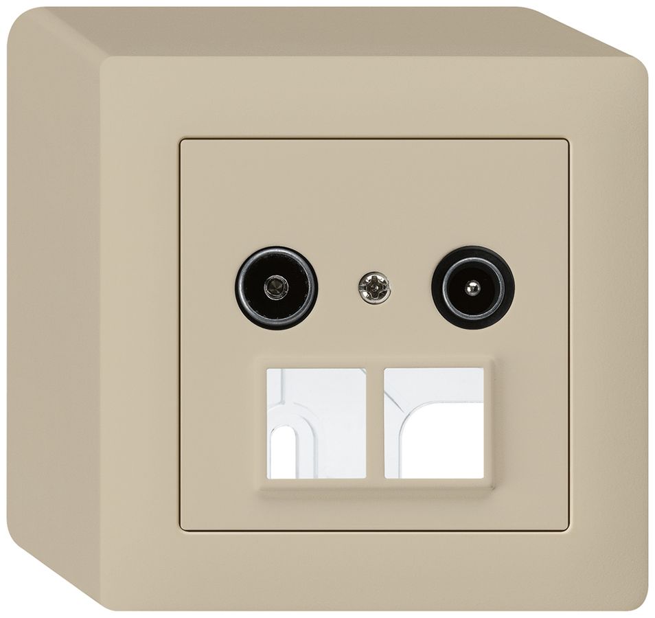 Prise d'antenne AP R/TV HMS kallysto 23dB beige