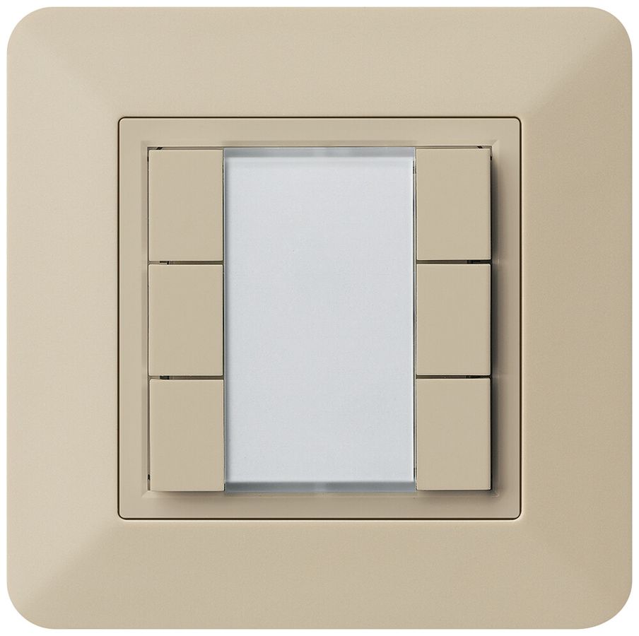 AP-Multifunktionstaster kallysto.trend KNX RF 6-fach beige