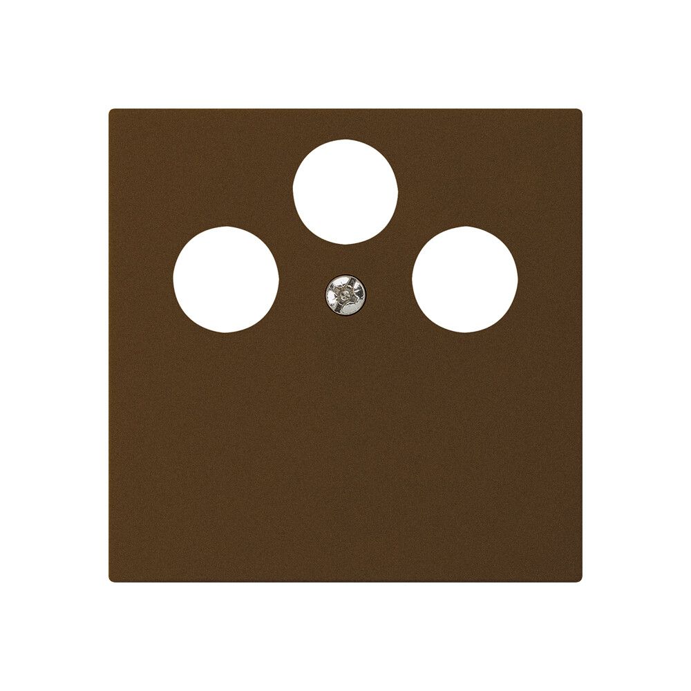 Placca frontale kallysto per R&M HWS marrone 3×coass.SAT
