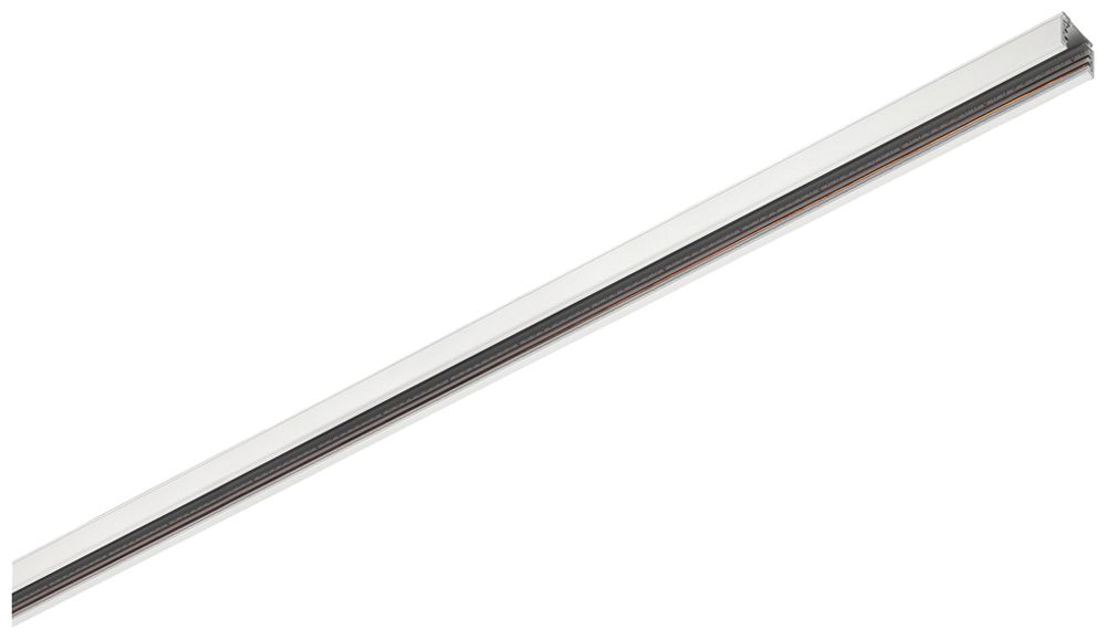 Binario conduttore AP SLV TRACK 48V 1fa alluminio bianco 4000mm