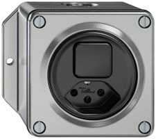 Combinazione AP ELEMENT schema 3+tipo 13 alluminio