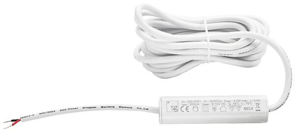 LED-Betriebsgerät SG Nano 4.2W OUT:3…12V 350mA DIM 90×23×19.6mm