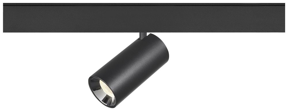 Spot LED SLV NUMINOS S 1×16W 1170lm 940 55° DALI 48V AD Ø60mm nero/argento