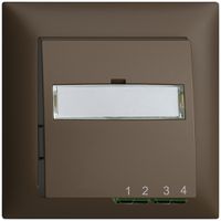 Boîte de raccordement ENC FTTH EDIZIOdue FH 2×LC APC Duplex FMI coffee