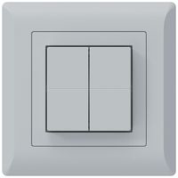 Funktaster Friends of Hue KLI, 4×, 92×92mm, klebend, hellgrau